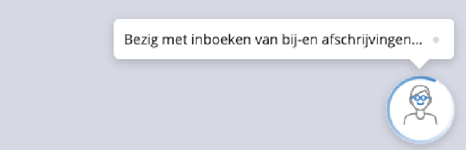 Boekhouder is bezig met boekingen maken