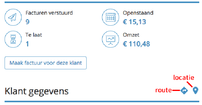 Route naar klant