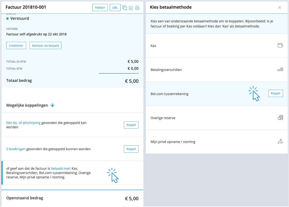 bol.com factuur verwerken in boekhoudprogramma